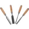 Alasum Kit Intaglio Legno 4 Pezzi Scalpelli in Acciaio per Modellismo e Restauro Legno, Utensili per Intagli e Scolpiture Dettagliate Professionali