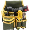 Generic Borsa porta attrezzi con clip da cintura, per attrezzi da falegname, borsa ispessita multifunzione, tasche multiple per chiavi, spelafili, morse, viti