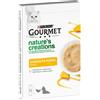 Gourmet Nature's Creations Exquisite Puree Snack 5 x 10 g - con Pollo e un pizzico di Zucca
