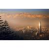 LHJOYSP puzzle per bambini 1000 pezzi Città Light Mountain Santiago del Cile 75x50cm