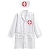 lisutupode Abbigliamento Medico Per Giochi Di Ruolo, Completo Da Dottore Per Bambini, Costume Da Medico Per Bambini, Con Accessoris Kit Dottoressa Bambina Camicia, Per Giochi Di Ruolo, Travestimento
