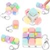 HBSFBH 5 Pezzi Tastiera Fidget Toys per Adulti, Fidget Clicker per Tastiera, Tastiera Giocattolo Fidget, Portachiavi Fidget Tastiera, Tastiere Fidget Clicker con Luce LED, per Ansia, Ufficio, Scuola