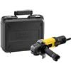 Stanley - FatMax STANLEY FMEG210K-QS Fatmax Smerigliatrice Angolare con Valigetta, 850 W, Giallo/Nero