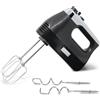 briebe Elegance Sbattitore Eletrico 400W Impastatrice Speciale per Pasticceria, 5 Velocità + Turbo, Accessori per Montare e Impastare in Acciaio Inox, Albumi, Panna, Impasto per Pizza, Torte, Nero