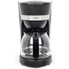 Livoo - caffettiera elettrica DOD200C - 12 tazze, capacità 1,25L, 750W, filtro riutilizzabile, mantenimento caldo