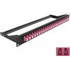 Delock Patch Panel - Rack montierbar - LC Duplex MM X 24 - S