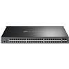TP-LINK SWITCH 48P GIGABIT POE+ 4SLOT SFP+ 10GE MANAGED L2+ 1P USB 1P RJ45