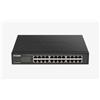 D-LINK SWITCH POE 24 PORTE GIGABIT SMART MANAGED, FANLESS, 802.1Q VLAN, 802.1P Q