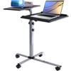 Techly Trolley Regolabile Universale per Proiettore notebook, Nero