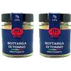 SU TIANU SARDU Bottarga di Tonno pinna gialla grattugiata Su Tianu Sardu - 2 confezioni da 70g - Lavorata a mano in Sardegna, Italia - Uova di tonno salate e essiccate - Caviale del Mediterraneo - Produzione artigianale sarda certificata Kosher