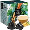 Caffè del Golfo | Compatibili con Dolce Gusto | Capsule Autoprotette | Bevanda Solubile | Ginseng Amaro (64 CAPSULE)