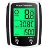 Generic Computer da bicicletta cablato con 19 funzioni tachimetro contachilometri retroilluminazione bicicletta