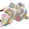 ITRHJTGP Ventaglio per Danza del Ventre Vera Seta Danza del Ventre 1 Pezzo/1 Paio ventagli di Velo Tinti Fatti a Mano Tie Dye Danc Performance Naturale per Ballo(Color6,1pc Right hand-230cm)