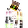 Fish4All Softbait Box Pin & V-Tail (100 Pezzi) - Shads