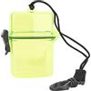 Gucagle Scatola di chiusura per kayak subacqueo in plastica trasparente con gancio per corda Custodia resistente impermeabile per accessori per canoa da surf Accessori per kayak blu (Giallo trasparente)