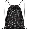 HLBSDM Simpatiche borse a sacco con coulisse a forma di sushi, sacca sportiva da palestra, zaino da yoga per adulti, 14x16,9 pollici, piccole