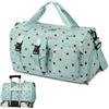 MIUUIPI Borsone sportivo per bambini, ragazze, da viaggio, per ragazzi e donne, con scomparto per scarpe e scomparto bagnato, borsone da allenamento, per sport e viaggi, weekend, borsa da palestra, borsa da