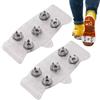 Generic Ice Cleats - Impugnature per scarpe | Ramponi per calzature a 5 denti | Tacchetti di trazione per camminata | Nuove coperture invisibili antiscivolo per scarpe da trekking per escursionismo