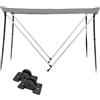 DJJYCTNM Tendalino Barca con Telaio in Lega di Alluminio, Impermeabile e con 4 Cinghie, Adatto a Barche con Larghezza da 100 A 140 Cm(Blue)