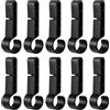 Zunishaone Hard Hat Light Clips - 4,6 x 1,5 x 1 cm, attacco faro | ideale per sicurezza, lavoro industriale, pesca, speleologia, giacimenti petroliferi, all'aperto