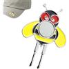 Generic Clip Segnapalle Golf Cappello - Antiscivolo,Segnapalla Magnetico con Clip per Cappello da Golf,per Donna Uomo Principiante Borsetta Borsa Abbigliamento Club Giardino All'Aperto Viaggio