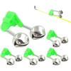 Generic Buone Allarme - Allarme Canna Da Pesca, Suoneria Di Segnale | 5pcs Spiral Bell Set con Sensore Leggero per Viaggi Di Pesca, Allarme Di Campana Di Rame