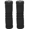 Cryofu 1 paio di manopole per mountain bike, in morbida spugna, colore nero