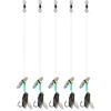 Generic Esche da pesca alla trota, set di esche da pesca, 5 pezzi, esche da pesca attraenti con mosca per trota, esche da pesca con mosca | da pesca per salmone, trota , lu