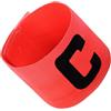 Generic Fascia da capitano da calcio, 33 cm, fascia elastica da capitano, fascia elastica da capitano, antiscivolo, regolabile, accessorio classico da capitano a C, accessorio per giocatori, allenatori