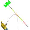 Generic Allarme per pesci - Allarme per asta da pesca | Allarmi di sicurezza personale | Dispositivo di allarme acustico e luce impermeabile in acciaio inossidabile per la pesca notturna | Rilevatore di