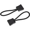 Generic Clip per immersioni - Supporto elastico per tubo subacqueo, confezione da 2 supporti per fascette stringitubo con linguetta, per immersioni tecniche, clip alte con anello per fissare in modo sicuro