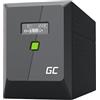 Green Cell PowerProof Gruppo di Continuità UPS 1500VA/1050W con Display LCD, Sinusoide Pura, Protezione Affidabile da Blackout e Sovratensioni, Backup Energia, USB/RJ45, 4 Prese Schuko + IEC