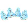 Ranphy Sandali per cani di piccola taglia, impermeabili, estivi, protezione per le zampe, per pavimentazione calda, stivali antiscivolo per ragazzo e ragazza, scarpe per cani in rete traspirante, blu,
