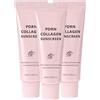 Generisch PDRN - Crema solare al collagene SPF 50 per il viso, protezione solare, riparazione e idratazione, texture leggera e idratante, adatta come base per il trucco e per tutti i tipi di pelle (3 pezzi)