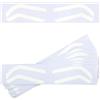 Generic 50 paia di stencil per sopracciglia stencil per sopracciglia per le donne stencil professionali adesivi nastro ausiliario per trucco tintura