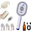 Generico Electric Spray & Massage Hair Brush, Electric Spray Air Cushion Massage Comb, Self-Cleaning Anti-Tangle Steam Massage Comb, Anti-Frizz Hydrating Hair Brush for Dry Frizzy, Damaged Hair (Purple)