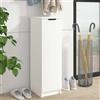 Generico Scarpiera Bianca 30x35x100 cm in Legno Multistrato,Scarpiere e Organizer per Scarpe