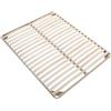 Vente-unique - Telaio a doghe 160 x 200 cm Beige - 2x19 doghe - smontato senza piedi