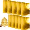 Generico Fogli Di Alluminio Per Lavori Artigianali | 10 Pezzi 0.07mm Spessore Per Sbalzo, Intaglio & Decorazioni | Fogli Metallici In Oro E Argento Per Pittura, Scrapbooking, Progetti Artistici, Casa E Fai-da-