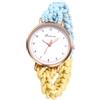 JewelryWe Orologio da Polso Elastico da Ragazze: Orologio Simpatici Cinturini Elastici Stampati Colorati per Ragazze Donne