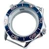 ROUREOX 41mm Cassa Orologio Subacqueo Acciaio 316L Vetro Zaffiro Impermeabile NH34 NH35 NH36 NH38 for Omega Seamaster Diver 300M-14 41MM
