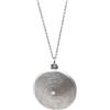 NOWAR FACTORY JEWELS MADE FROM BOMBS NOWAR FACTORY Collana con Pendente Gong in Acciaio Inossidabile, Simbolo di Resilienza e Bellezza. Lunghezza 50 cm, Pendente 4,5 cm - Idea Regalo Mamma