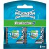 2 x 8 Wilkinson Sword Protector 3 Razor / 16 pezzi