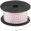 M METERXITY Corda di Avviamento A Strappo 2.5mm 100m Corda di Trascinamento Nylon Corda di Avviamento A Strappo per Tosaerba/Motosega/Decespugliatore/Trinciasarmenti [Bianco Rosso]