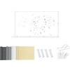 DSRDRFG Frangivisto Balcone per Protezione 1x3.5M Protezione UV (Personalizzabile) Antivento e Impermeabile Copri Ringhiera Balcone per Giardino Cortile, Pergola Terrazza con Fascetta, Bianco
