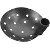Didiseaon Pala per Letame in Metallo con Fori da 1cm, Strumento la Pulizia delle Grondaie, Resistente alla Corrosione, per Letame e Fango