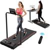 FunLife F1 Walking Pad pieghevole - tapis roulant compatto 3-in-1 da utilizzare sotto la scrivania, con maniglia di supporto, velocità da 1 a 8 km/h, ideale per la casa, l'ufficio e lo smart working