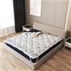 11.11 SRLS The White Stone Topper 160 x 190 cm | Sopramaterasso ergonomico | Imbottitura Soft-Vlies | Altezza 5 cm | Traspirante, anti-acari