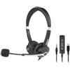Hamlet Cuffia Professionale Biaurale Con Microfono HHEADM-UJX USB-A USB-C Jack 3.5 Mm