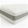 11.11 SRLS The White Stone Orthopedic Memory Mattress H20 cm | Zoned | Breathable 3D Air | Hypoallergenic | Ergonomic Support (130 x 190)